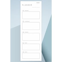 Yapılacaklar Listesi - 50 Sayfa - 10,5 29,7 Cm - To Do List - Checklist- Kontrol Listesi - Planlayıcı - 4066 Çok Renkli