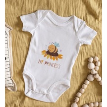 Bitmeyenkartus Bk Kids My Princess Tasarımlı Bebek Body Zıbın - Model 1 Çok Renkli