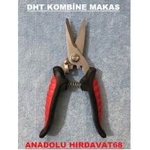Dht Kombine Makas Bitki Ve Çiçek Budama Makası 180 Mm Sac Makası