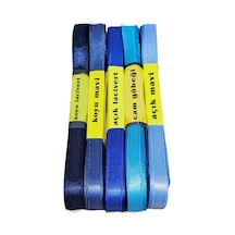 Saten Kurdele 1cm X 10m Açık Mavi