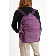 Klinkır Hafif Kadın Sırt Çantası 38 28 Cm Günlük Kullanım İçin İdeal Çok Cepli 001