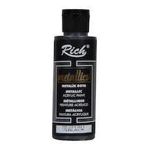 Rich Metalik Akrilik Boya Siyah 120Ml