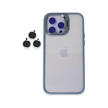 Apple iPhone Uyumlu 14 Pro Kılıf Roblox Lens Standlı Kapak - Sierra Blue Bzsxx00 1