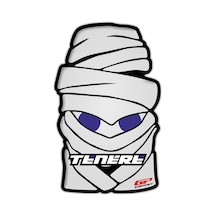 GP Kompozit Yamaha Tenere 700 / 1200 2011-2023 Uyumlu Tank Pad Beyaz-Lacivert