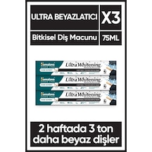 Himalaya Ultra Whitening Bitkisel Beyazlatıcı Diş Macunu 3 x 75 ML