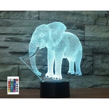 Goldenqian 3d Fil Uzaktan Kumanda 16 Renk Gece Işıkları Illusion Akrilik Led Masa Abajur Çocuk Yatak Odası Masa Dekor Çocuklar Için Doğum Günü Hediyeleri Oyuncak Eısjk5 Siyah