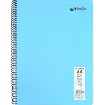 Mynote Defter Flex Pastel A4 72 Yp Kareli Çok Renkli