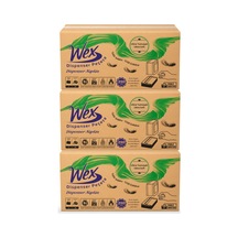 Wex Dispenser Peçete 3 Koli Toplam 54 Paket, 250 Yaprak, 2 Katlı, %100 Selüloz