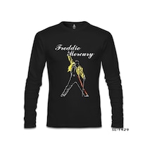 Freddie Mercury - King Of Queen Siyah Erkek Sweatshirt