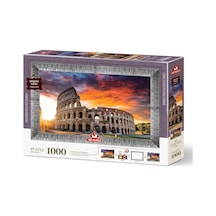 Art Puzzle Colosseum'da Gün Batımı 1000 Parça Çerçeveli Puzzle
