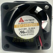 Ys Tech 40x40x20mm 12v 0,06a 2 Kablo Fan Dfd124020mb