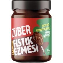 Züber Kakaolu Fıstık Ezmesi 315 G X 10 Adet Doğal Ve Katkısız Kahvaltılık & Sağlıklı Atıştırmalık