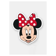 Minnie Mouse Araba, Motorsiklet, Kask, Laptop, Cam Sticker 13x12 Cm
