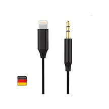 Woyax By Deji Apple iPhone Uyumlu Lightning Stereo 3.5 MM Aux Ses Kablosu 1.2 M