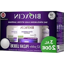 Siyah Sarımsak Şampuan - Saç Dökülmesine Karşı Güçlendirici Formül, 3 X 300 Ml Beyaz