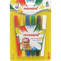 Monami Yüz Boyası 6 Renk Normal