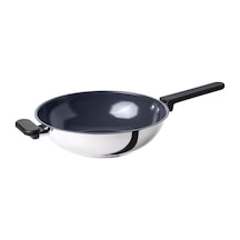 Mıddagsmat Wok Tava Yapışmaz Kaplama-paslanmaz Çelik 28 Cm 50463696 Metal