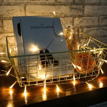 10 Metre 100 Ledli 8 Fonksiyonlu Dekoratif Lambader Sarı Lamba 5250 Çok Renkli