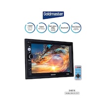 Goldmaster D-6016 Double Din Oto Teyp 3002167