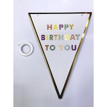Happy Birthday To You Flama Bayrak Süsü Belirtilmemiş