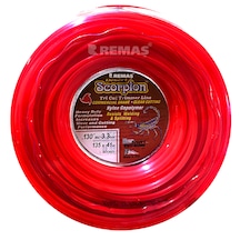 Scorpion Akrep Misina 3.3mm 41m Kırmızı 3 Köşe