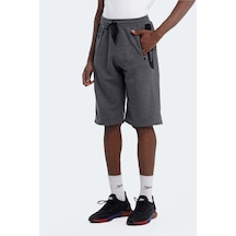 Slazenger NEACEL Erkek Cepli Kapri Koyu Gri Şort