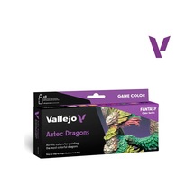 Vallejo 72195, 8x18 Ml. Aztek Dragons Game Color Boya Seti Standart