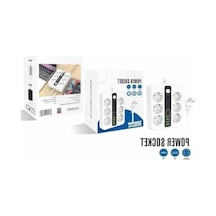 6'lı Priz, 4 Usb Ve 2 Type-c Çıkışı İle Kullanıma Uygun