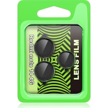 Redmi Note 14 4g Raze Metal Kamera Lens - Siyah