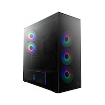 ARCTIC Xtender 5xARGB Fan Tempered Glass 420mm Sıvı Soğutma Destekli E-ATX Type-C Kule Tipi Siyah Bilgisayar Kasası