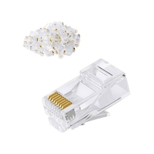 Rj45 Cat5/Cat5E Ethernet Konnektör Soketi 100 Adet