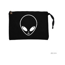 Zepplin Giyim Aliensiyah Clutch Astarlı Cüzdan / El Çantası