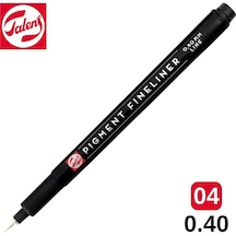 Talens Pigment Fineliner Teknik Çizim Kalemi Siyah 04 0.40mm /