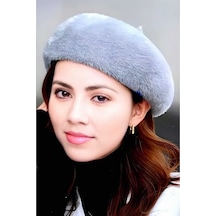 Uniquetrenders Kadın Peluş Ressam Bere Gri