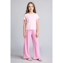 Defacto Culotte Kırışık Dokulu Pembe Pantolon Kız Çocuk H8770a826smpn444 Pembe-pn444