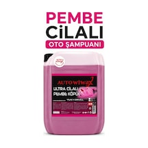 Autowiwax 20 Litre Profesyonel Cilalı Araç Şampuanı Pembe Köpüklü Cilalı Oto Şampuanı
