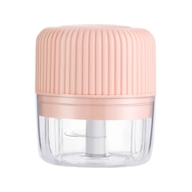 Sones Ev Tipi Sebze Kesme Elektrikli Usb Sarımsak Ezici Bebek Mini Pişirme Makinesi Bebek Gıda Takviyesi Makinesi, Stil: 100ml Pembe