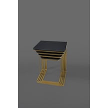 Veys Yaldızlı Vegas Zigon Sehpa - Tekersiz (541594799)
