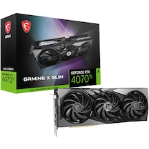 MSI NVIDIA GeForce RTX 4070 Ti Gaming X Slim 12 GB GDDR6X 192 Bit Ekran Kartı