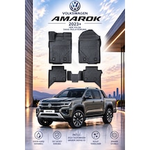 Volkswagen Amarok 2023+ Aracınıza Özel Üretim Havuzlu Paspas Takımı A+ -mod-