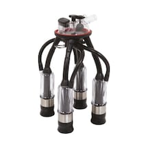 Melasty Süt Sağma Makinesi 240 Cc Sağım Demeti Özel Ölçü Şeffaf Kılıf / Silikon Memelik -2456