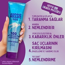 Aussie Sos Super Serum Kuru Saçlar İçin Durulanmayan Serum 160ml 100 Saat Nemli Saçlar