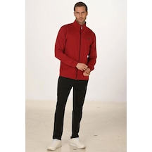 Marco Ferry Erkek Bordo Dalgıç Kumaş Spor Eşofman Takım Edy5256b Bordo