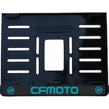 Cf Moto Uyumlu Plastik 15x24 Cm Kırılmaz Plakalık Çok Renkli Siyah