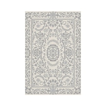 Kartela Halı Veso Halı Kaymaz Taban Makinede Yıkanabilir Halı Açık Gri - 60 X 90 Cm