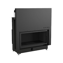 Echa Tech Asansörlü Çelik Şömine Haznesi Düz 100 X 51 D