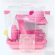 Carno Hamster Kafes Seti 27x19x28 Cm : Tekerlekli Ve Aksesuarlı Konforlu Yaşam Alanı