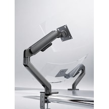 Lynx Series 17-32" Gazlı Pistonlu Tekli Monitör Kolu 10 Kg Vesa Uyumlu Grey