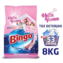 Bingo Matik Mutlu Yuvam Renkliler ve Beyazlar Toz Çamaşır Deterjanı 8 KG