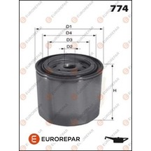 Yağ Filtresi - Fiat Siena, Ducato, Punto, Doblo, Bravo, Talento, Fiorino, Multipla, Strada, Marea, Brava, Palio, 156, 166, 145 - Eurorepar-e149223 55515573